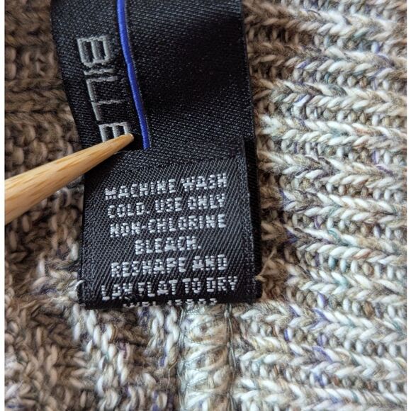 VTG Bill Blass Preppy Academia Grandpacore Cabincore Cozycore Knit Sweater S - Picture 9 of 9